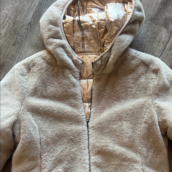 Women’s Tribal XS Cream Hooded reversible Jacket - Picture 2 of 8